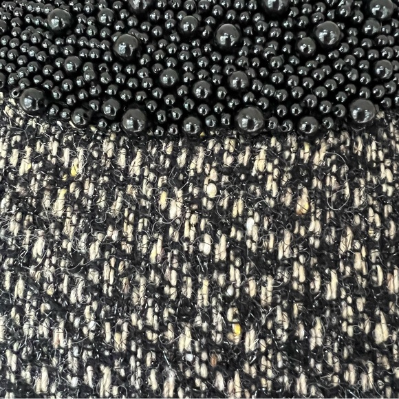 INC International Concepts Tweed Wool Blend Beaded Neck Sleeveless Dress - Picture 6 of 12